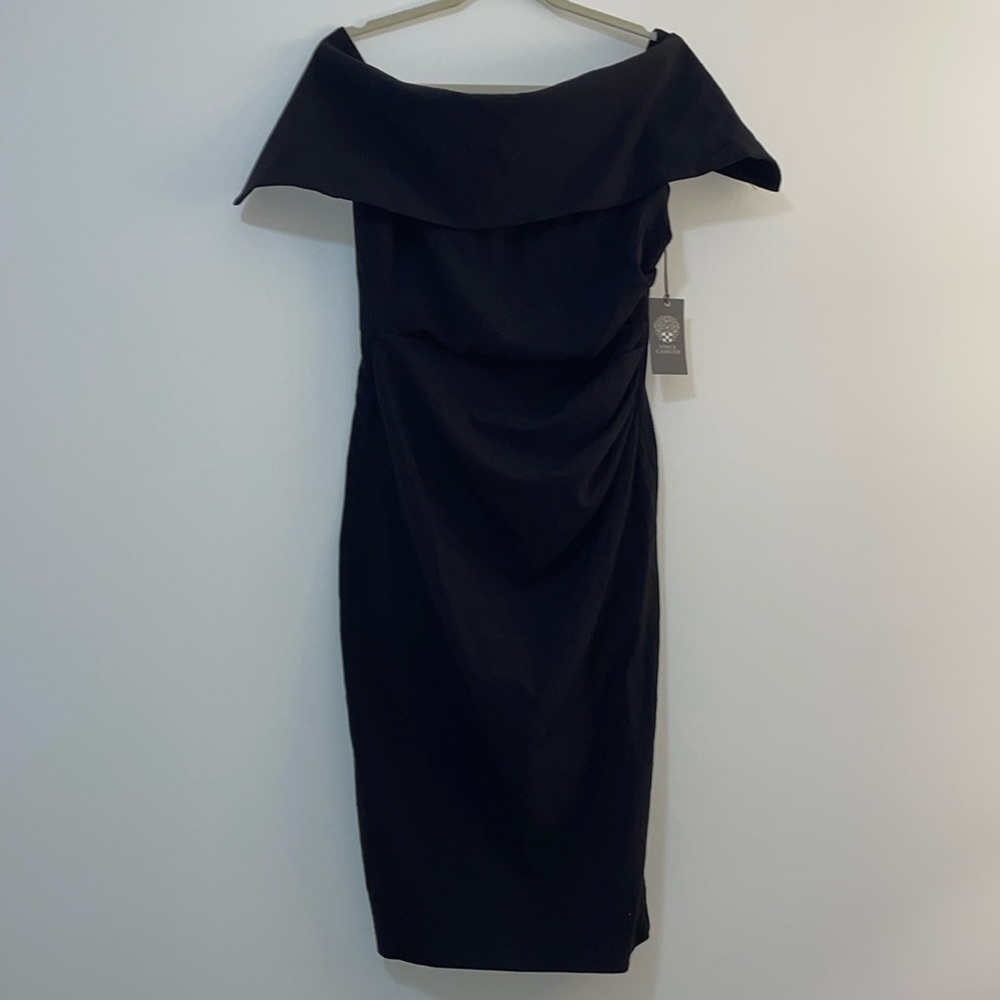 Off shoulder black dress